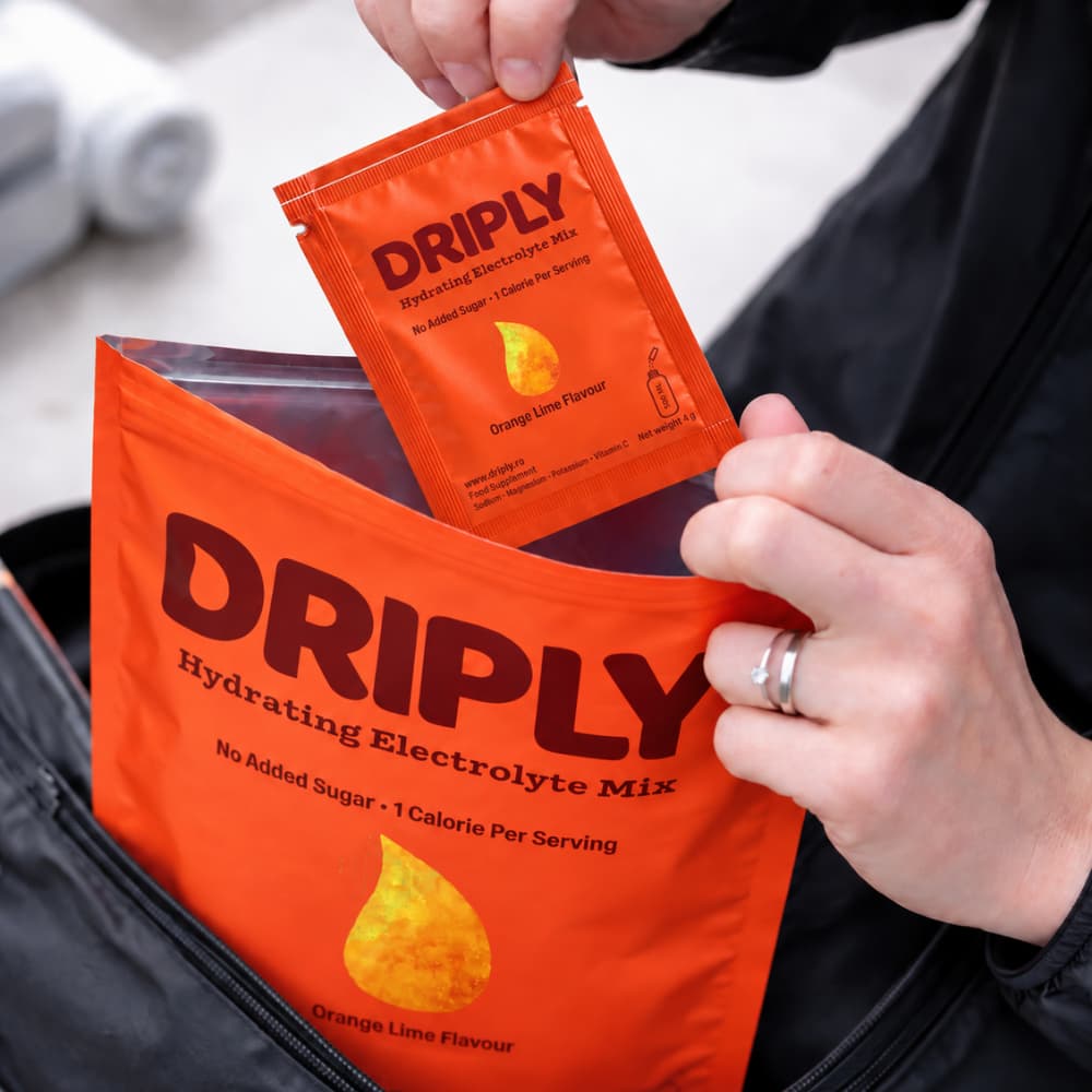 DRIPLY ELECTROLITI FARA ZAHAR CU GUST FRESH DE ORANGE & LIME